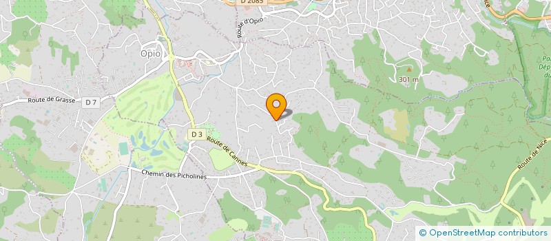 localisation de l'entreprise NBC  MOUGINS