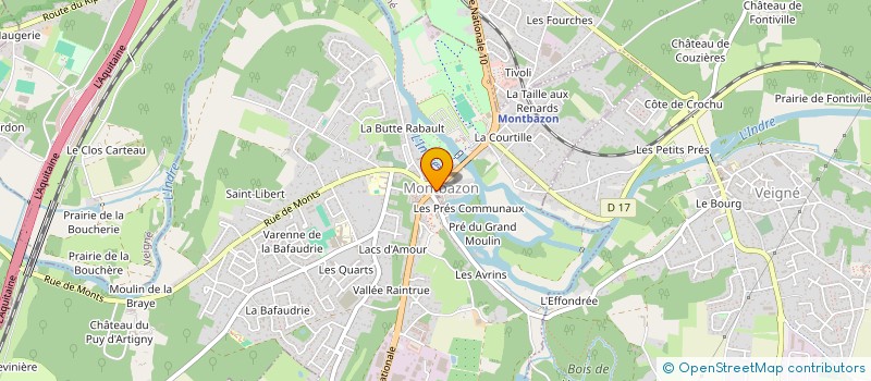 localisation de l'entreprise NBC  SORIGNY