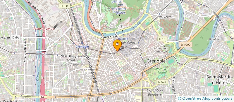 localisation de l'entreprise NBC à GRENOBLE