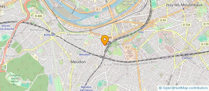 localisation de l'entreprise NBC ADVISORY  MEUDON