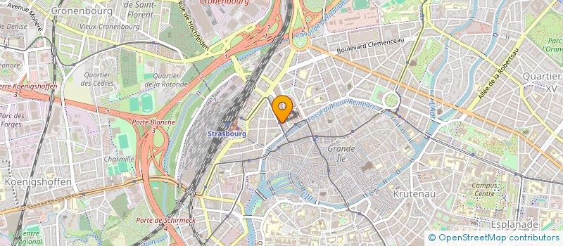 localisation de l'entreprise NBC FDS à STRASBOURG