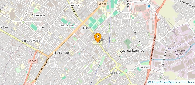 localisation de l'entreprise NBC PRO  LYS-LEZ-LANNOY