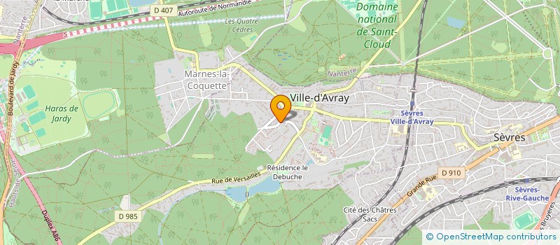 localisation de l'entreprise NBCM à VILLE-D'AVRAY