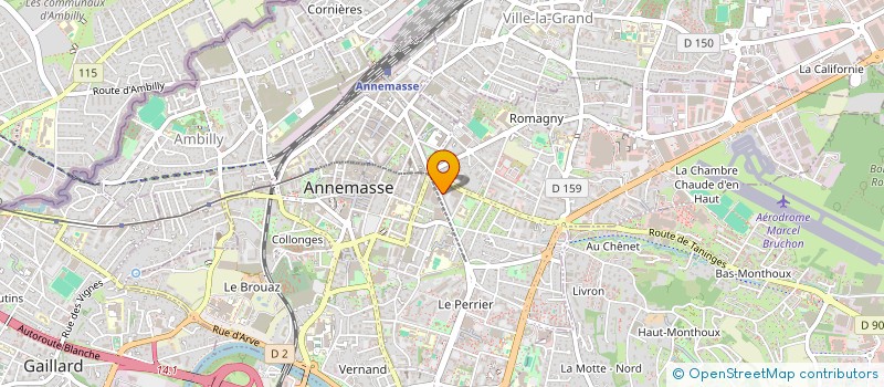 localisation de l'entreprise NBDG à ANNEMASSE