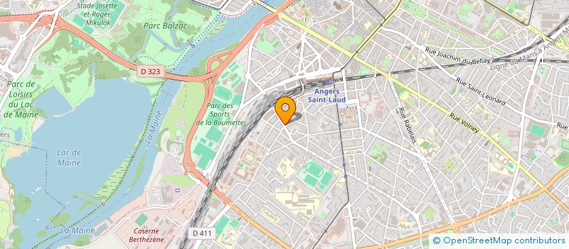 localisation de l'entreprise NBDS HOLDING à ANGERS