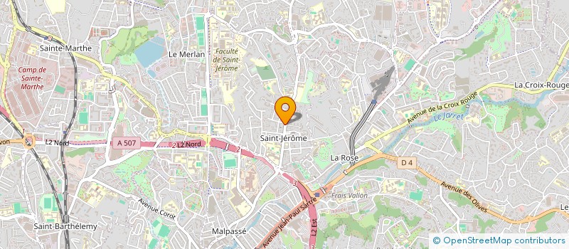 localisation de l'entreprise NBEB PATRIMOINE à MARSEILLE
