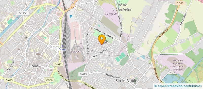 localisation de l'entreprise NBEC à WAZIERS