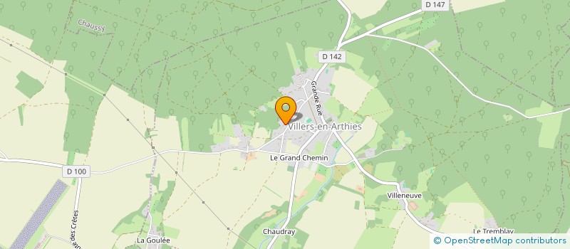 localisation de l'entreprise NBELUA  VILLERS-EN-ARTHIES