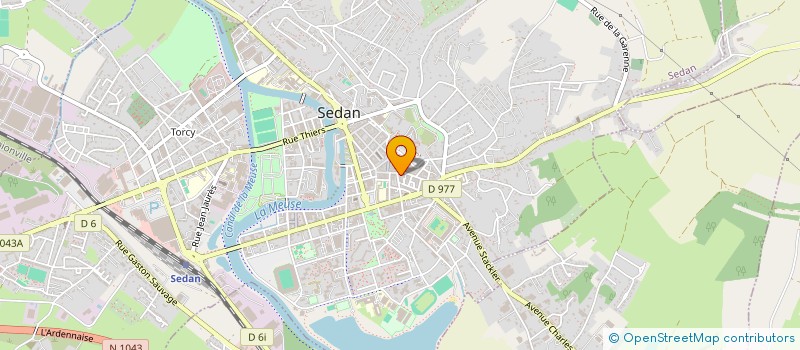 localisation de l'entreprise NBF  SEDAN