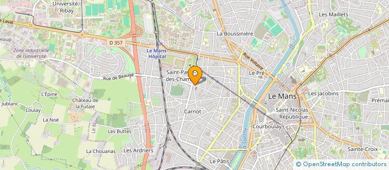 localisation de l'entreprise NBG  LE MANS