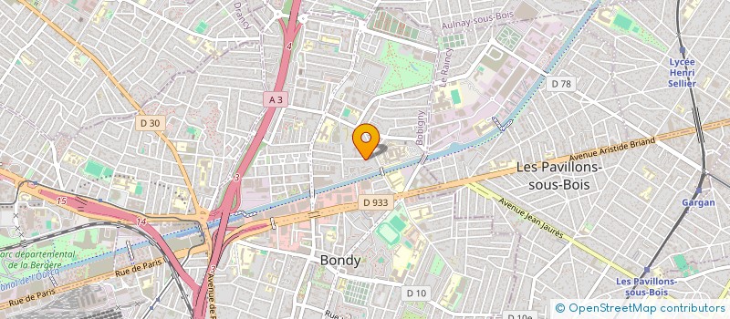 localisation de l'entreprise NBG - NDG  BONDY