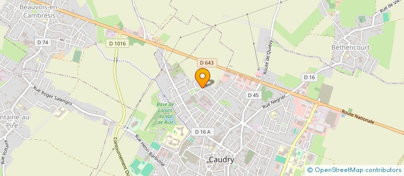 localisation de l'entreprise NBGB  CAUDRY