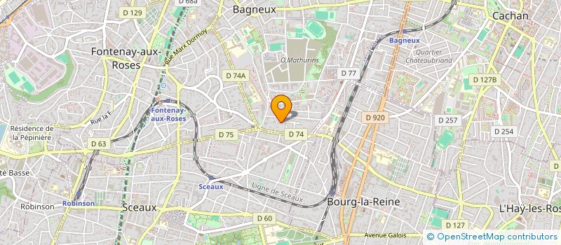 localisation de l'entreprise NBGEOTECHNIQUE à BAGNEUX