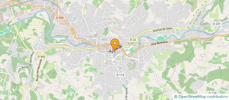 localisation de l'entreprise NBH à APT