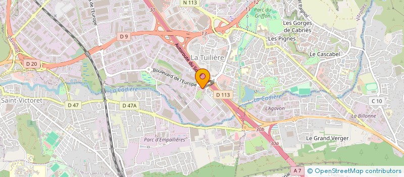 localisation de l'entreprise NBH BATIMENT à VITROLLES