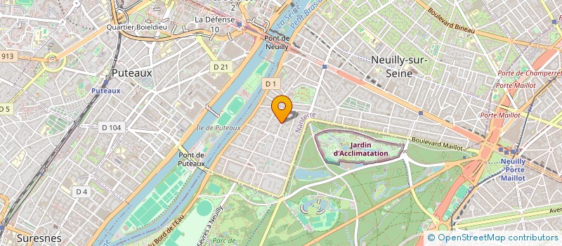 localisation de l'entreprise NBI à NEUILLY-SUR-SEINE