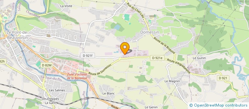 localisation de l'entreprise NBI  DOMESSIN