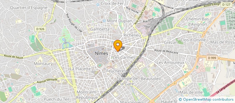 localisation de l'entreprise NBI  NIMES