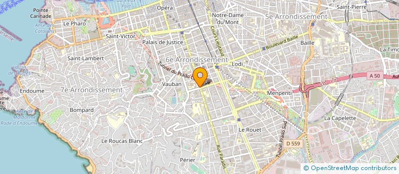 localisation de l'entreprise NBI DIS à MARSEILLE