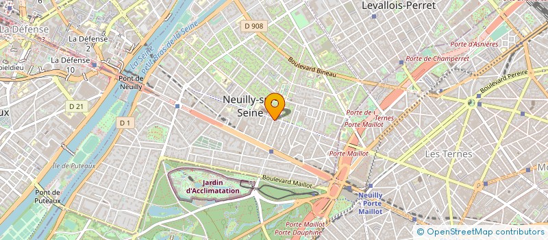 localisation de l'entreprise NBIM MARCEL SCI à NEUILLY-SUR-SEINE