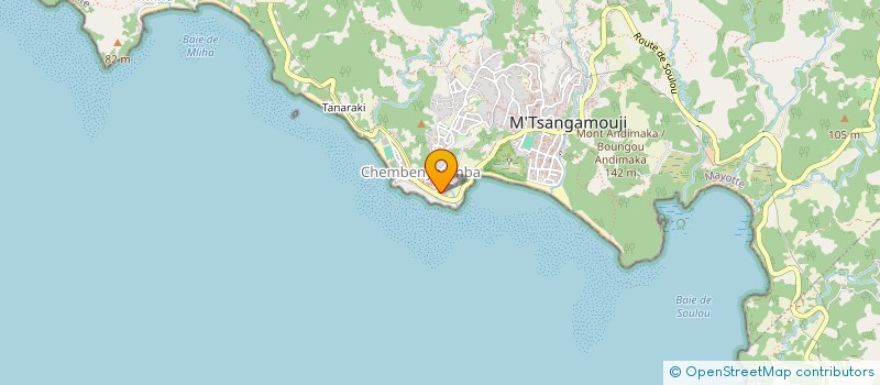 localisation de l'entreprise NBIYA ZA MIRI à M'TSANGAMOUJI