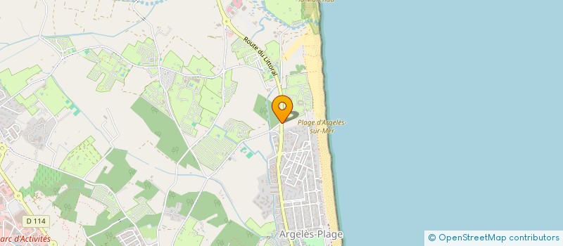 localisation de l'entreprise NBJP  ARGELES-SUR-MER