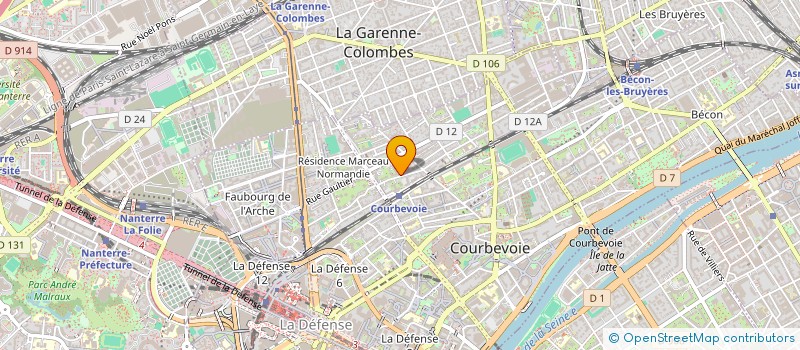 localisation de l'entreprise NBK ADVISORY GROUP  COURBEVOIE