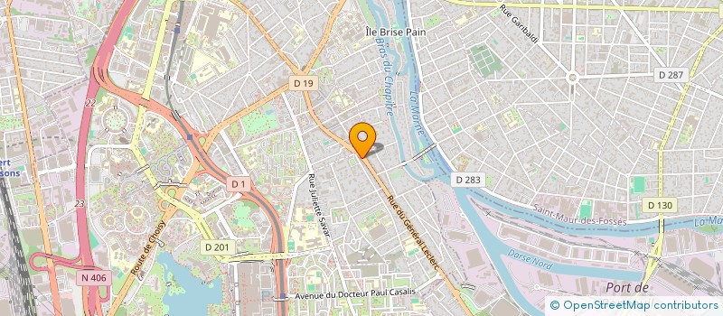 localisation de l'entreprise NBK BATIMENT  CRETEIL