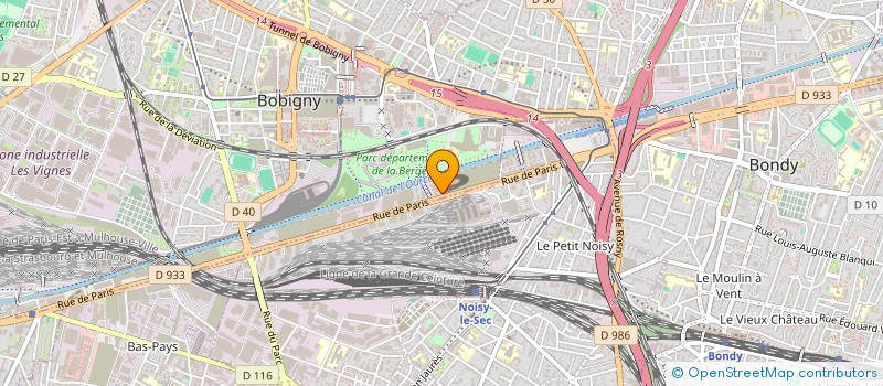 localisation de l'entreprise NBK CONSEIL  BOBIGNY