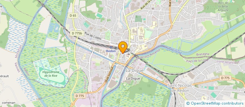 localisation de l'entreprise NBK REDON à REDON