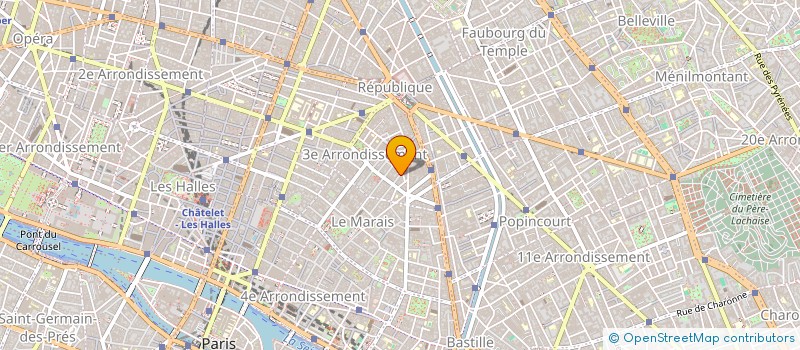 localisation de l'entreprise NBK SAINTONGE  PARIS