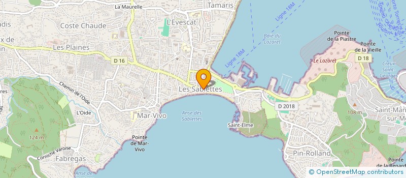 localisation de l'entreprise NBL IMMO à LA SEYNE-SUR-MER