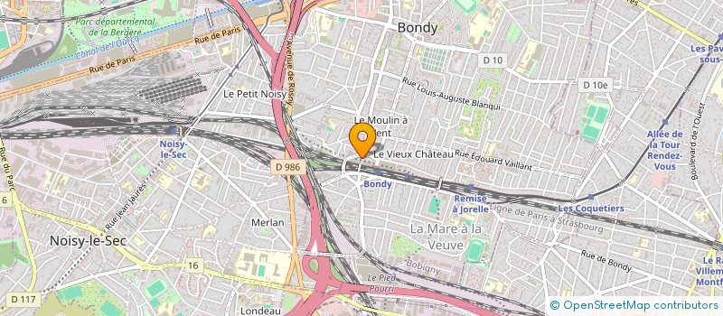 localisation de l'entreprise NBM  BONDY