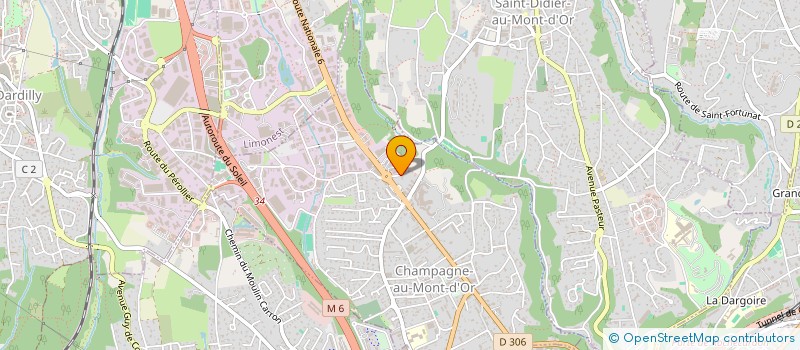 localisation de l'entreprise NBM  CHAMPAGNE-AU-MONT-D'OR