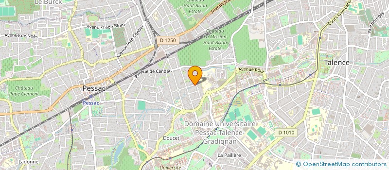 localisation de l'entreprise NBM PATRIMOINE à PESSAC