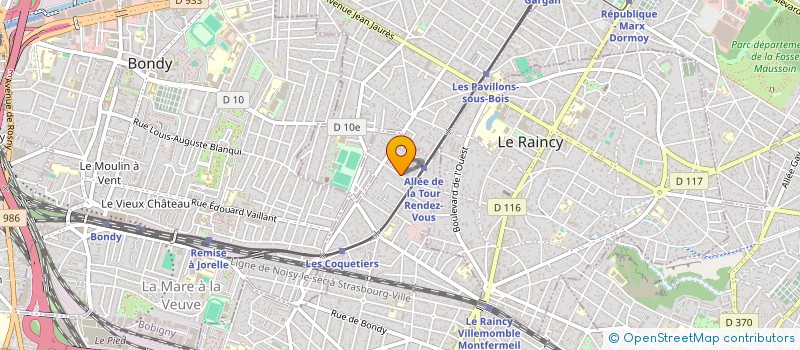 localisation de l'entreprise NBM SOLUTION  VILLEMOMBLE