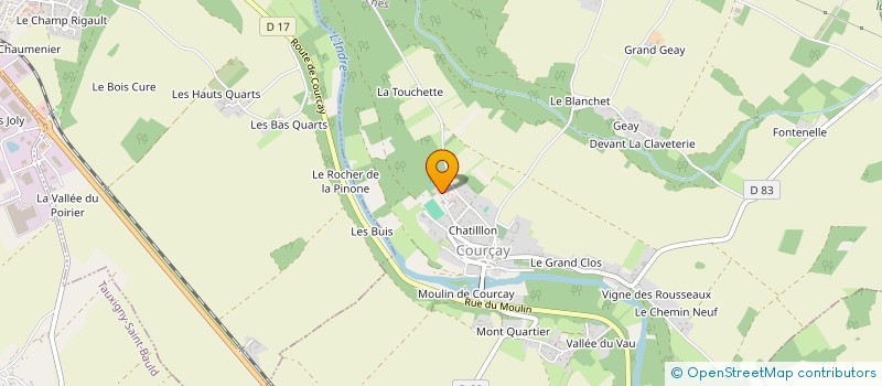 localisation de l'entreprise NBMH à TAUXIGNY-SAINT-BAULD