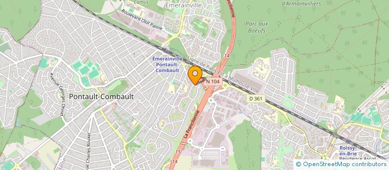 localisation de l'entreprise NBN-NETTOYAGE & SERVICE à PONTAULT-COMBAULT