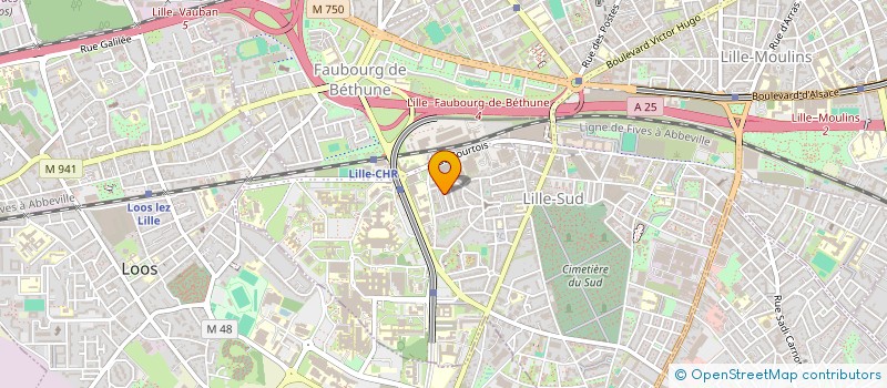 localisation de l'entreprise NBN NORD TRAVAUX DECO à LILLE