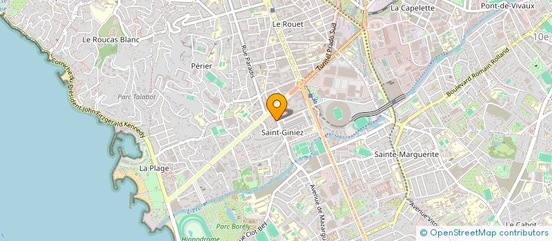 localisation de l'entreprise NBNI  MARSEILLE 8EME