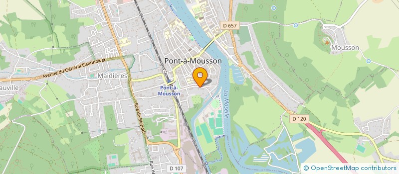 localisation de l'entreprise NBNV  PONT-A-MOUSSON