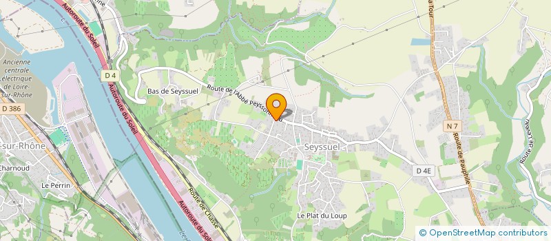 localisation de l'entreprise NBO ARCHITECTURE  SEYSSUEL