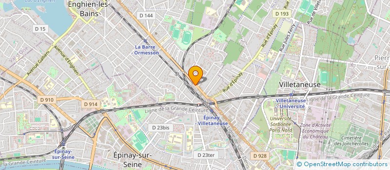 localisation de l'entreprise NBP CAPINVEST  DEUIL LA BARRE