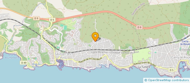 localisation de l'entreprise NBR CORPORATION  SAUSSET-LES-PINS