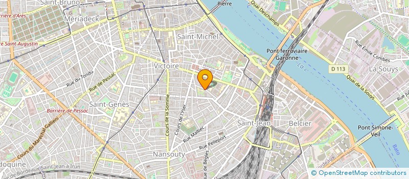 localisation de l'entreprise NBR IMMO  BORDEAUX