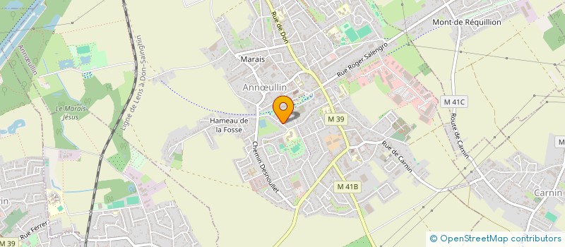 localisation de l'entreprise NBR SAS  ANNULLIN