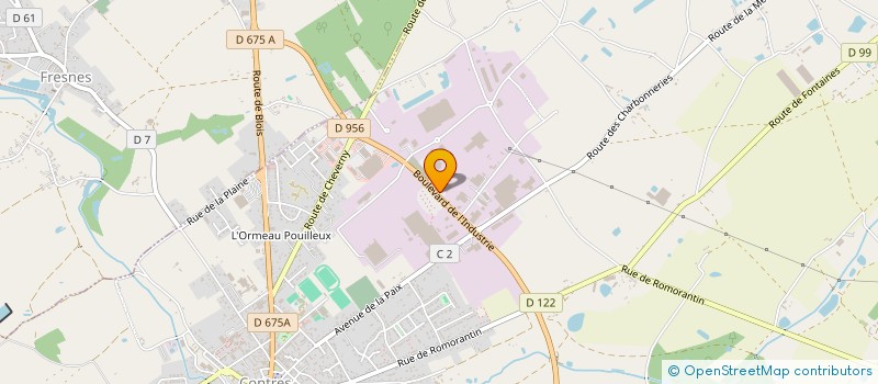 localisation de l'entreprise NBREAD-PROCESS  LE CONTROIS-EN-SOLOGNE