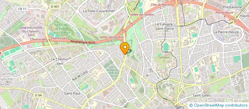 localisation de l'entreprise NBREILLOT EXPERT-COMPTABLE à CAEN