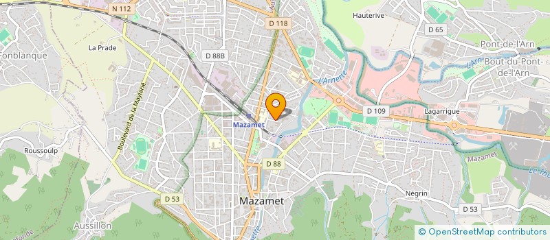 localisation de l'entreprise NBRP  MAZAMET