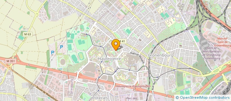 localisation de l'entreprise NBSIMMO à STRASBOURG